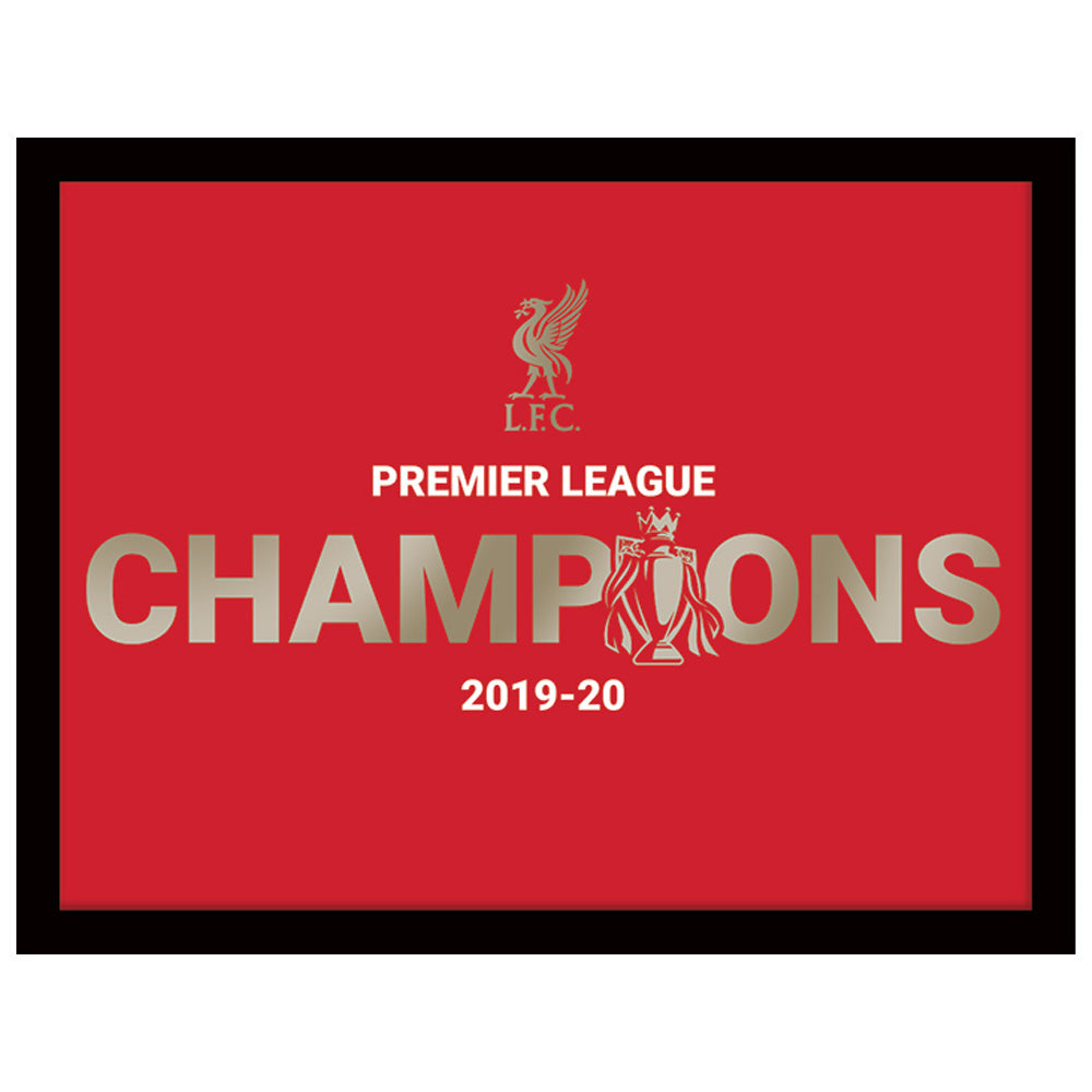 LIVERPOOL FC リヴァプールFC - Memorabilia / Champions 19/20 / インテリア額 【公式 / オフィシャル】