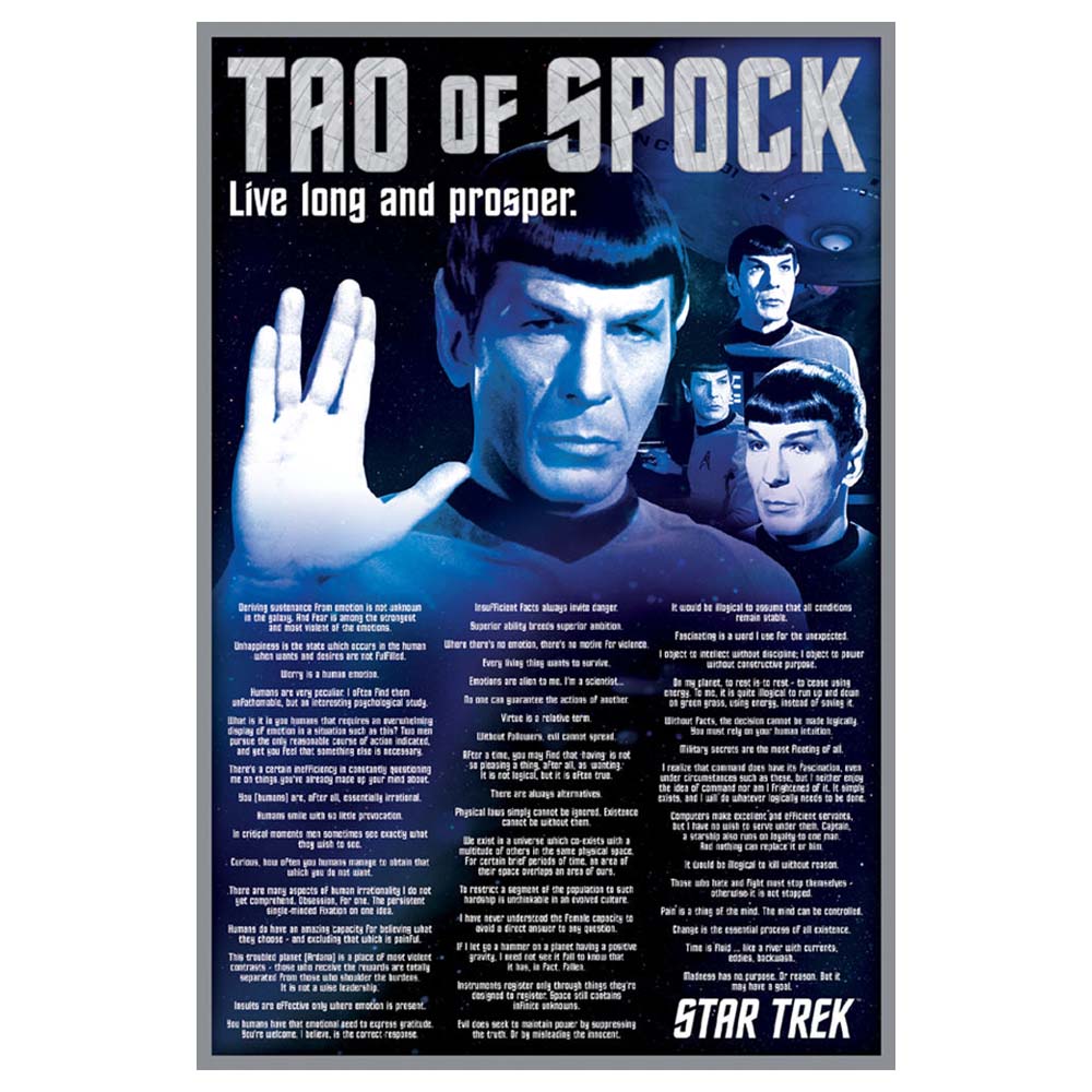 STAR TREK スタートレック - Tao Of Spock / ポスター 【公式 / オフィシャル】