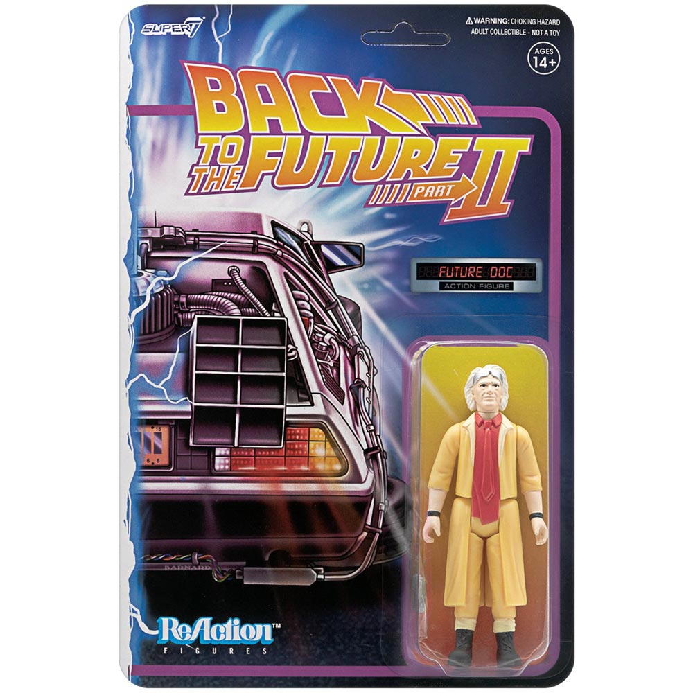 
                  
                    BACK TO THE FUTURE 2 REACTION FIGURE W1 DOC BROWN FUTURE 
                  
                