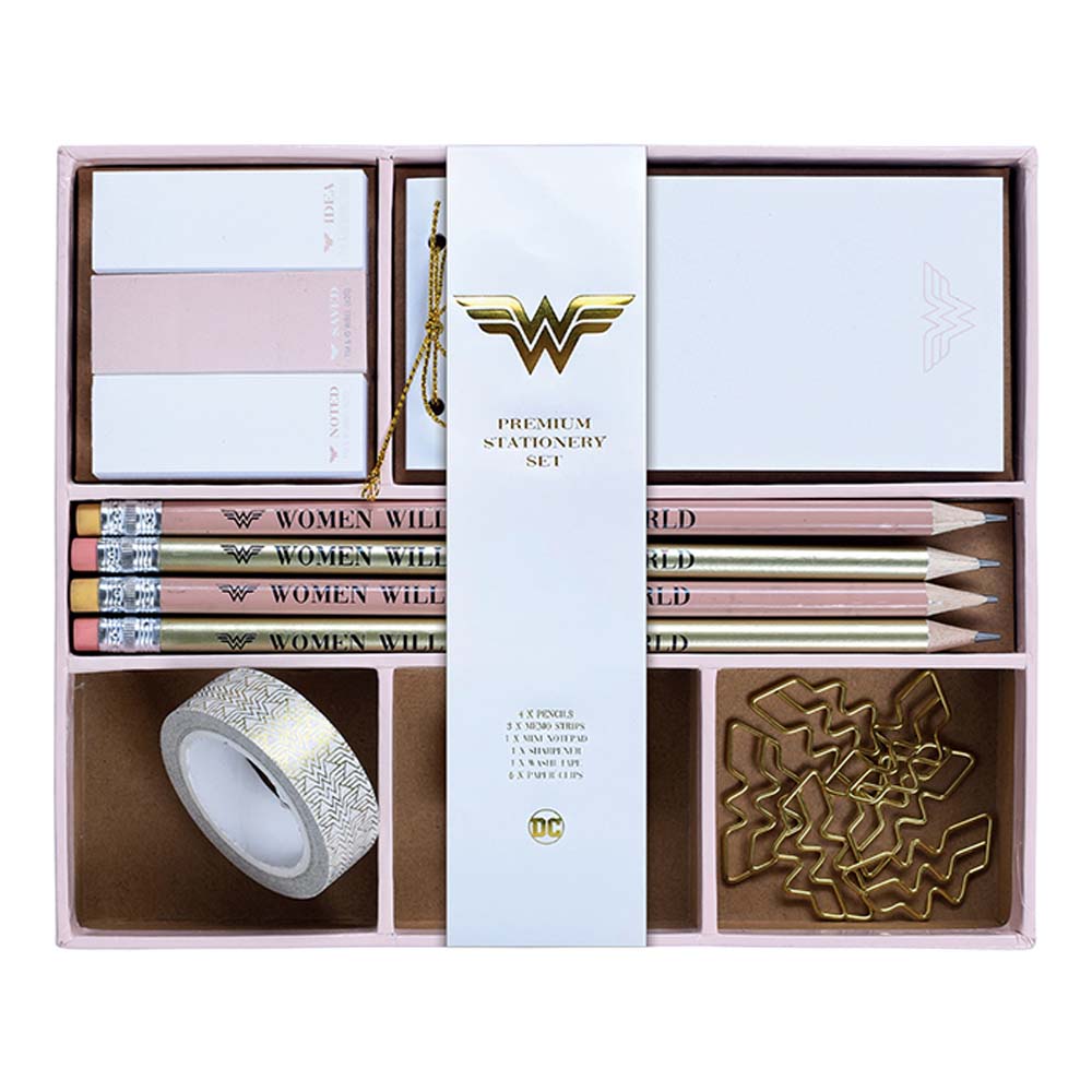 WONDER WOMAN ワンダーウーマン - Save the World / Premium Stationery Set / 文房具 【公式 / オフィシャル】