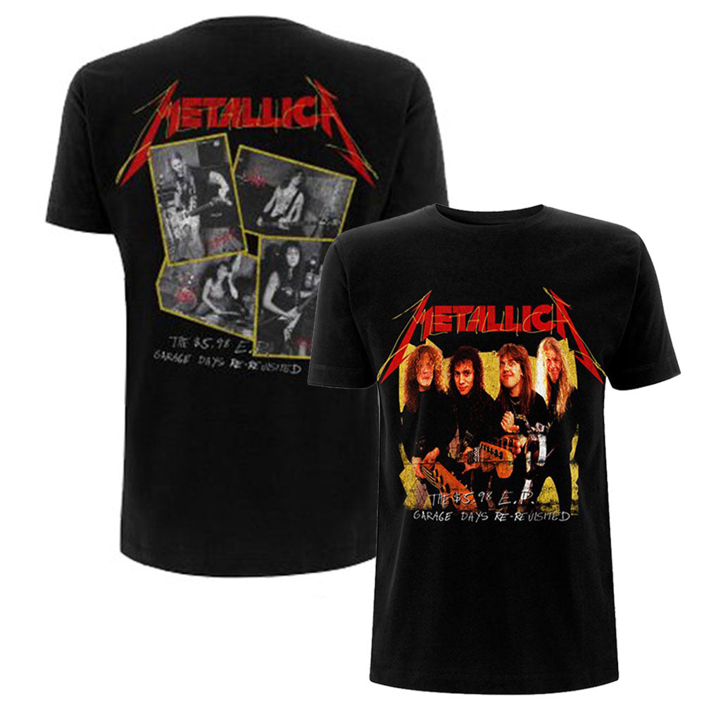 METALLICA メタリカ - Garage Photo Yellow / バックプリントあり / Tシャツ / メンズ 【公式 / オフィシャル】