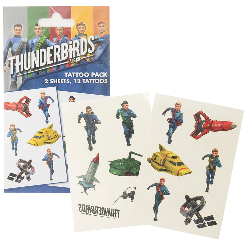 THUNDERBIRDS ARE GO サンダーバード - Mix Tattoo Pack / タトゥーシール 【公式 / オフィシャル】