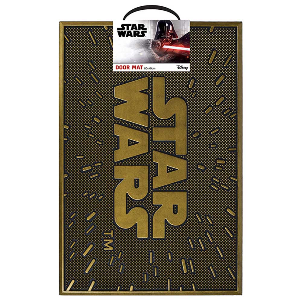 STAR WARS スターウォーズ (「エピソード1」 25周年 ) - Logo / ラバー / ドアマット 【公式 / オフィシャル】