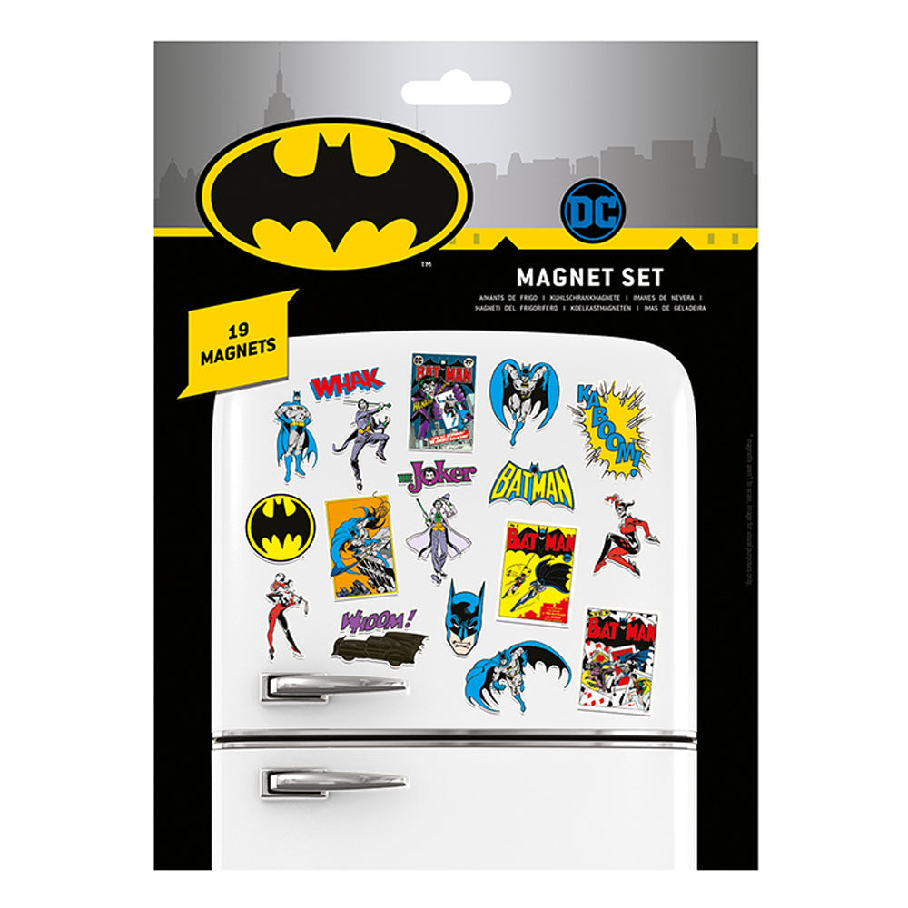 BATMAN バットマン Batman Retro19個セット マグネット  公式 オフィシャル