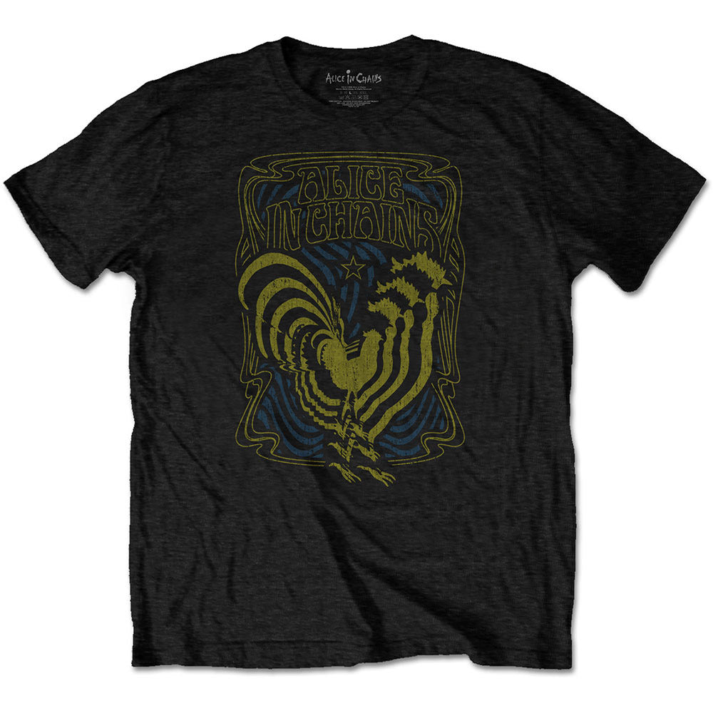 ALICE IN CHAINS アリスインチェインズ Psychedelic Rooster Tシャツ メンズ 公式 オフィシャル