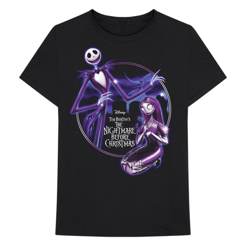 NIGHTMARE BEFORE CHRISTMAS ナイトメアー・ビフォア・クリスマス - Purple Graveyard / Tシャツ / メンズ 【公式 / オフィシャル】