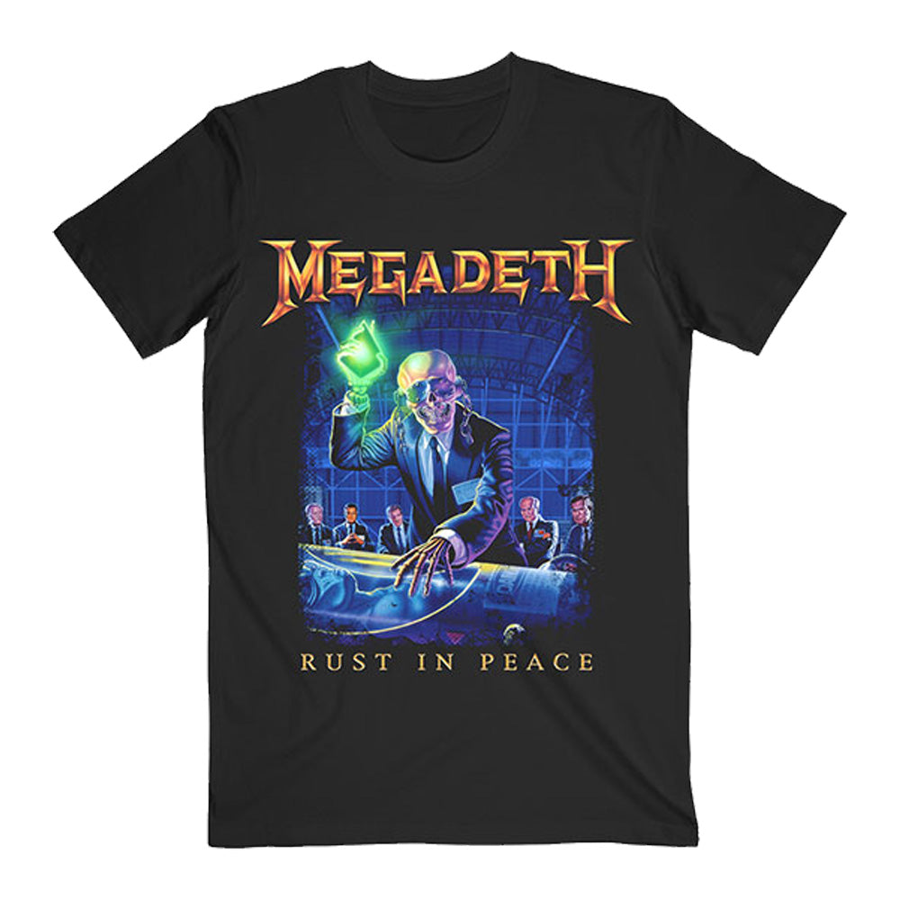 
                  
                    MEGADETH メガデス - Rust In Peace Tracklist / バックプリントあり / Tシャツ / メンズ 【公式 / オフィシャル】
                  
                