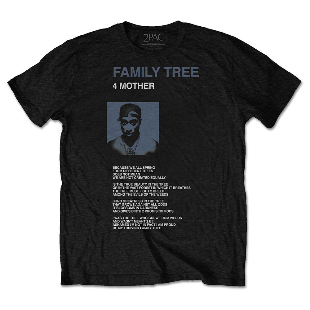 2PAC 2パック Family Tree Tシャツ メンズ 公式 オフィシャル