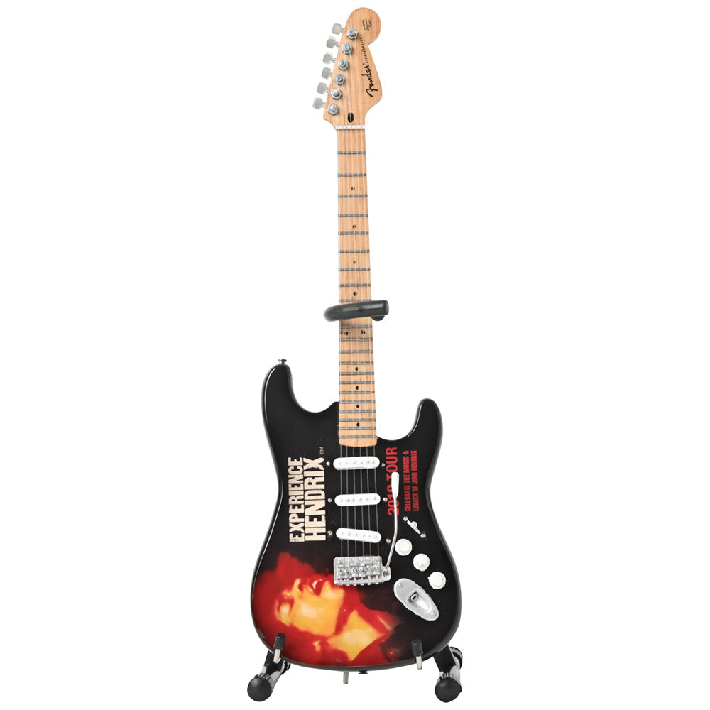 JIMI HENDRIX ジミヘンドリックス - 2019 Experience Hendrix Tour / Mini Fender Strat Guitar Model / ミニチュア楽器 【公式 / オフィシャル】