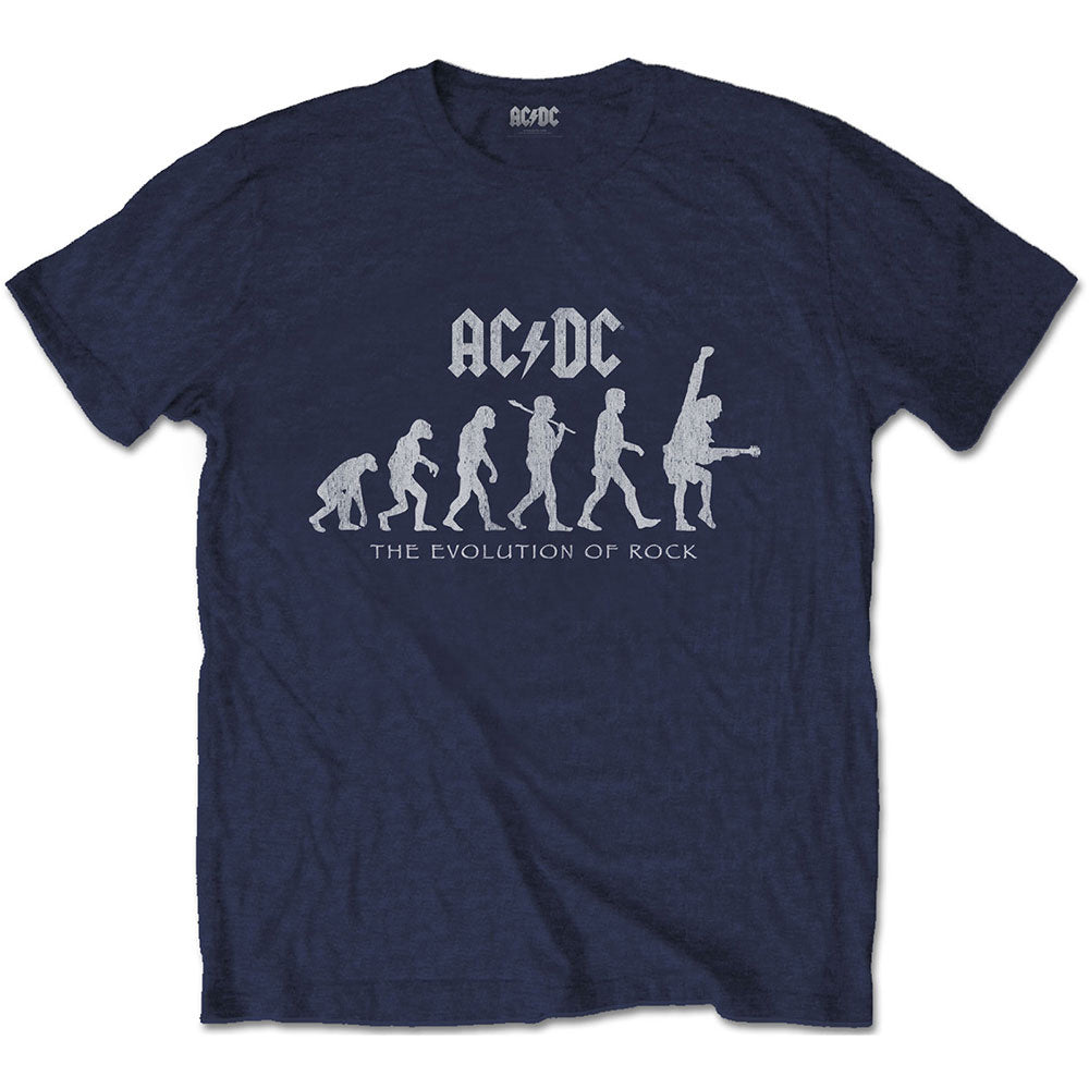 AC/DC エーシーディーシー Evolution of Rock Tシャツ メンズ  公式 オフィシャル