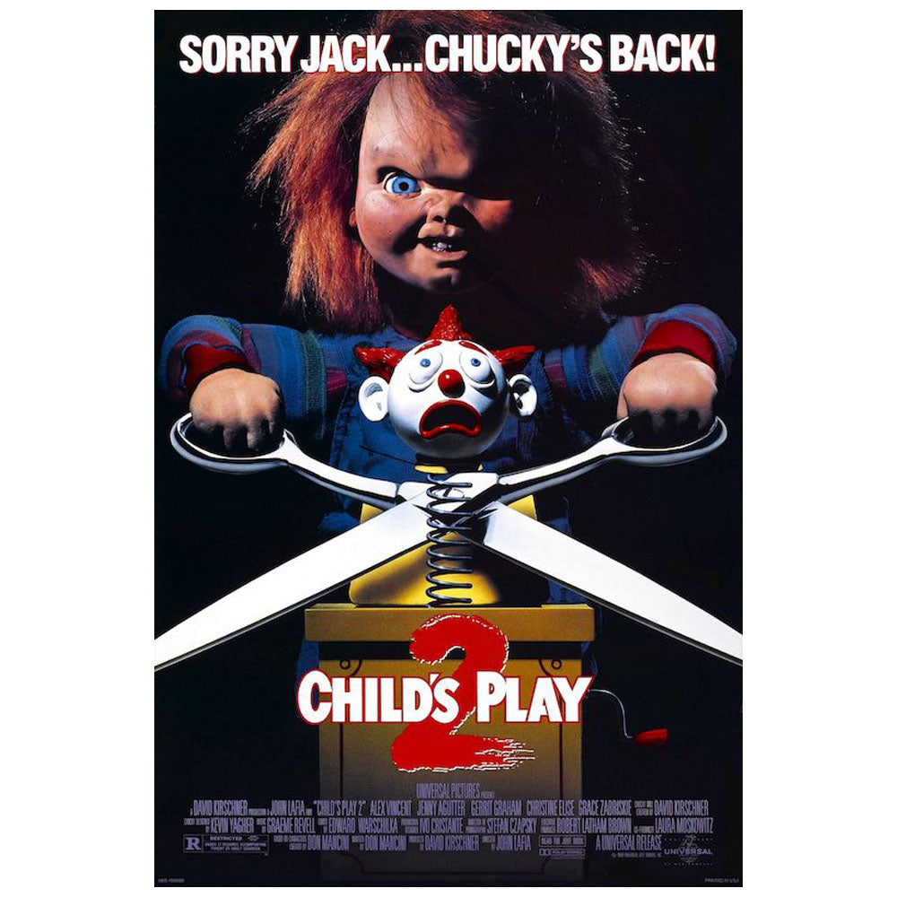 CHILD'S PLAY チャイルドプレイ - Sorry Jack Chucky's Back / ポスター 【公式 / オフィシャル】