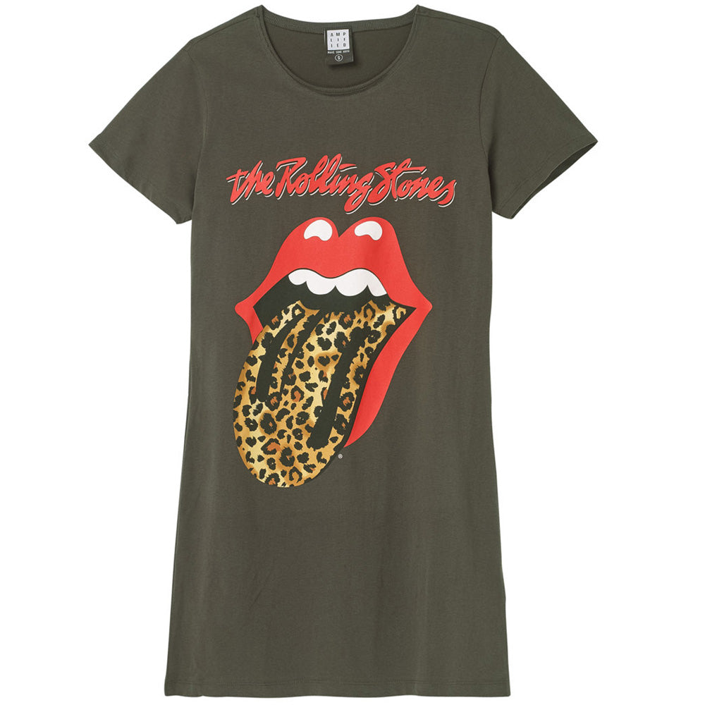 
                  
                    ROLLING STONES ローリングストーンズ (デビュー作 60周年 ) - LEOPARD TONGUE / Amplified（ ブランド ） / TSHIRT DRESS COLLECTION / ワンピース / レディース 【公式 / オフィシャル】
                  
                