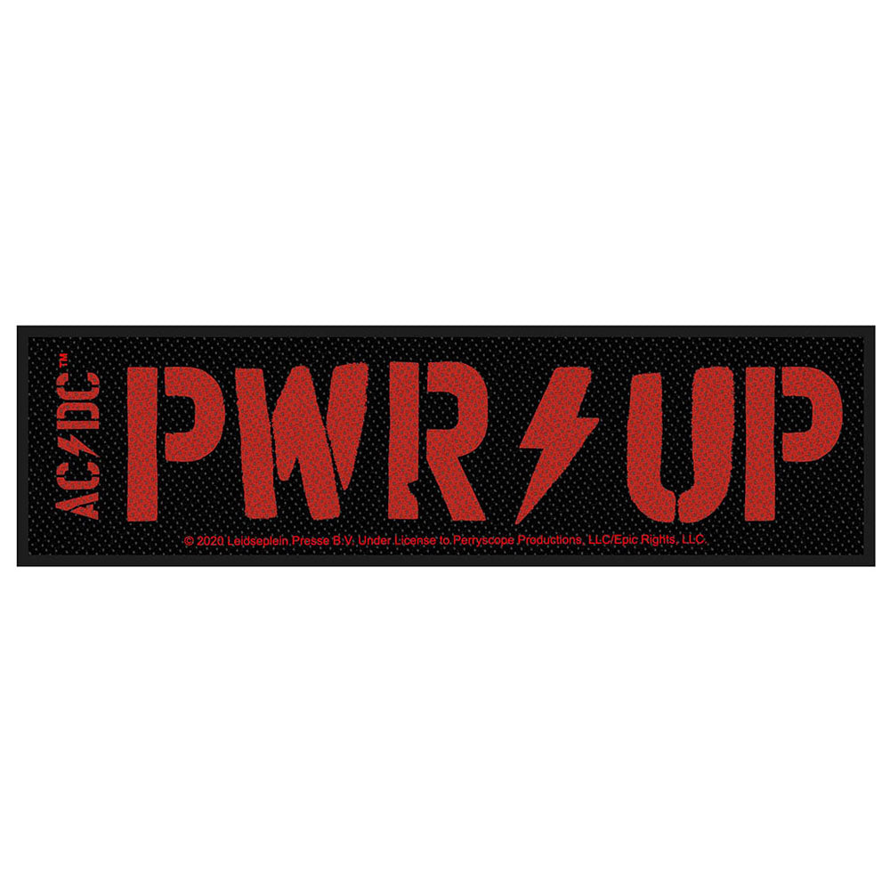 AC/DC エーシーディーシー PWR-UP ワッペン公式 オフィシャル