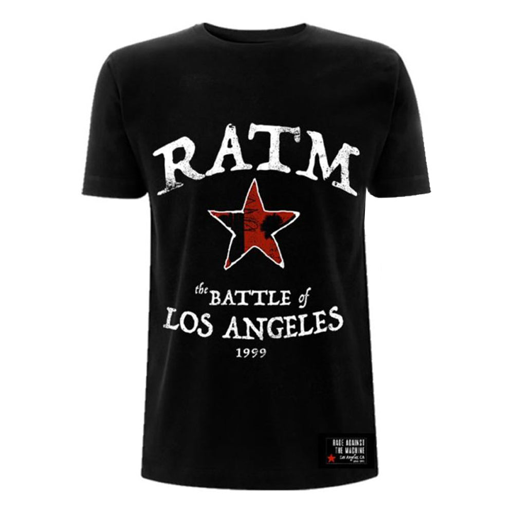 RAGE AGAINST THE MACHINE レイジアゲインストザマシーン - Battle Star / バックプリントあり / Tシャツ / メンズ 【公式 / オフィシャル】