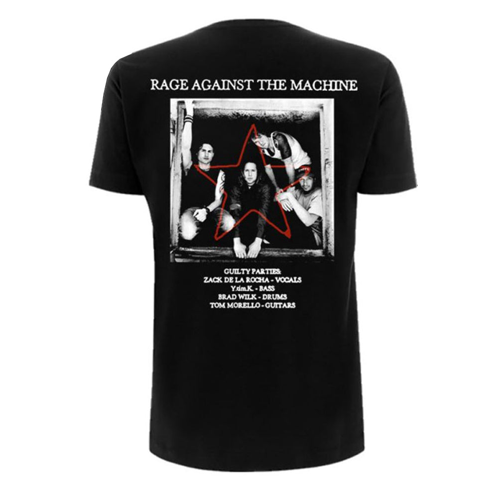 
                  
                    RAGE AGAINST THE MACHINE レイジアゲインストザマシーン - Battle Star / バックプリントあり / Tシャツ / メンズ 【公式 / オフィシャル】
                  
                