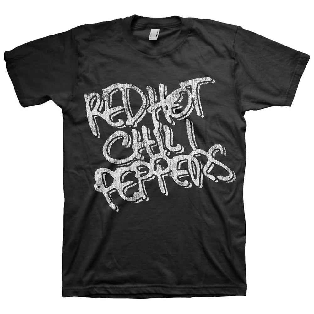 RED HOT CHILI PEPPERS レッドホットチリペッパーズ - Black & White Logo / Tシャツ / メンズ 【公式 / オフィシャル】