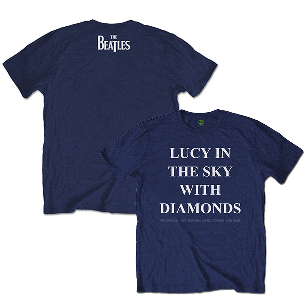 
                  
                    THE BEATLES ビートルズ (ABBEY ROAD 55周年 ) - Lucy in the sky with diamonds / バックプリントあり / Tシャツ / メンズ 【公式 / オフィシャル】
                  
                