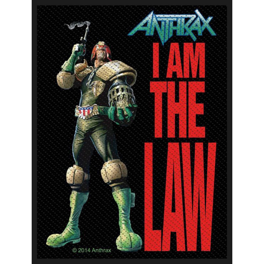 ANTHRAX アンスラックス I Am The Law ワッペン 公式 オフィシャル