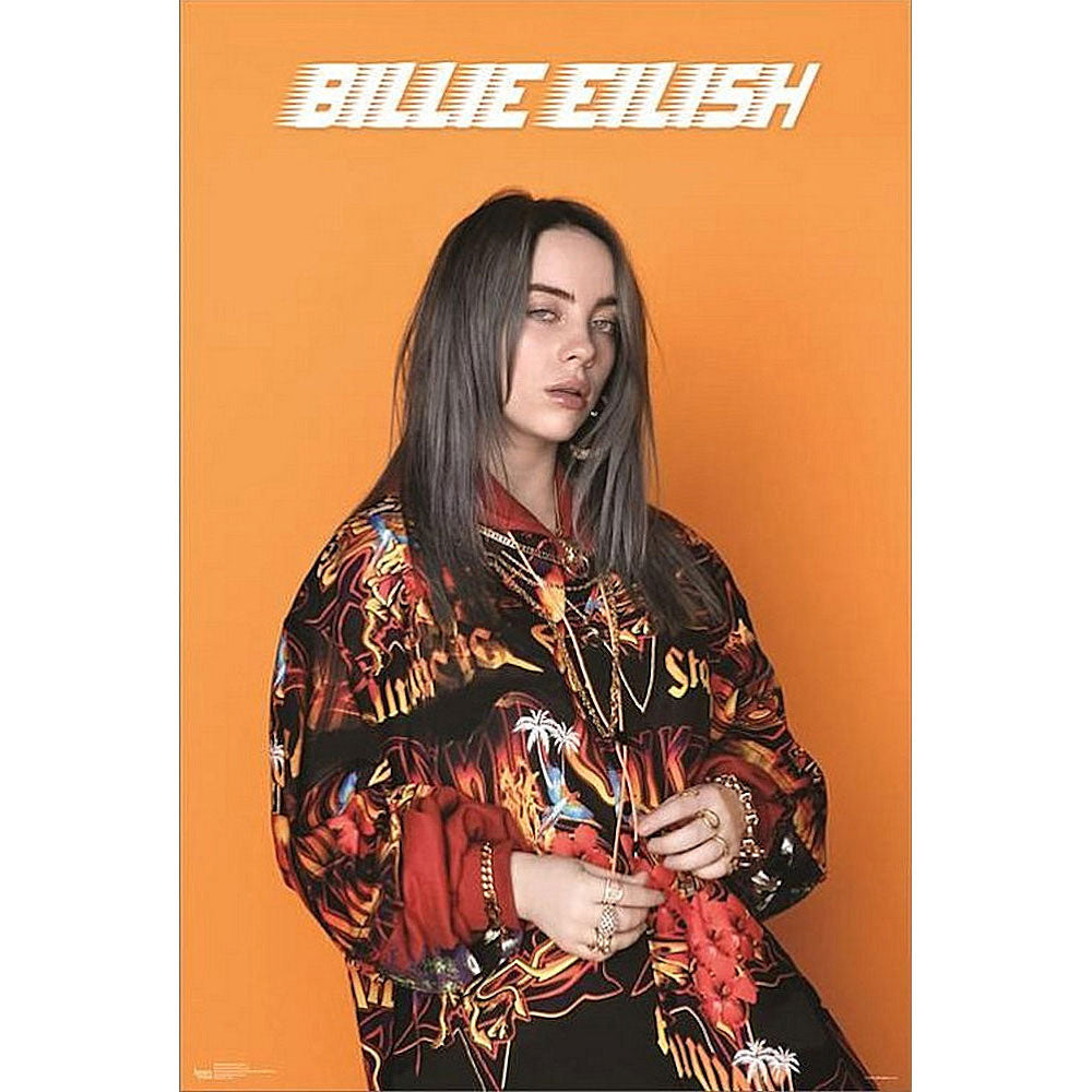 BILLIE EILISH ビリーアイリッシュ (新作 発売 ) Orange ポスター  公式 オフィシャル