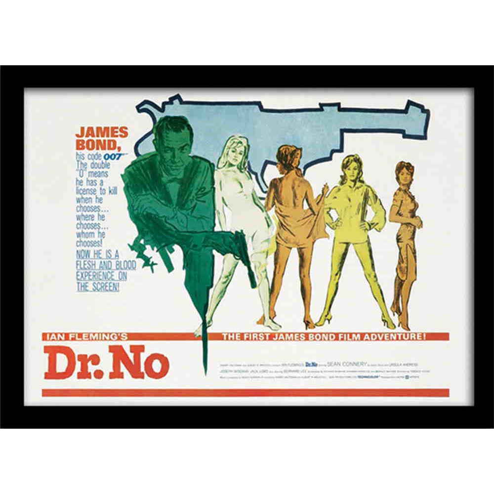 JAMES BOND ジェームズボンド - Dr No 007 / インテリア額 【公式 / オフィシャル】