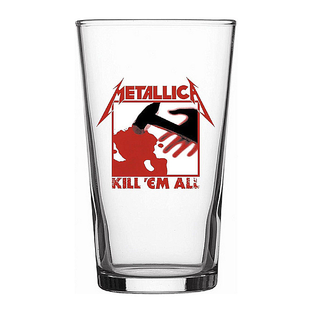 
                  
                    METALLICA メタリカ - Kill 'Em All / Beer Glass / 食器・グラス 【公式 / オフィシャル】
                  
                