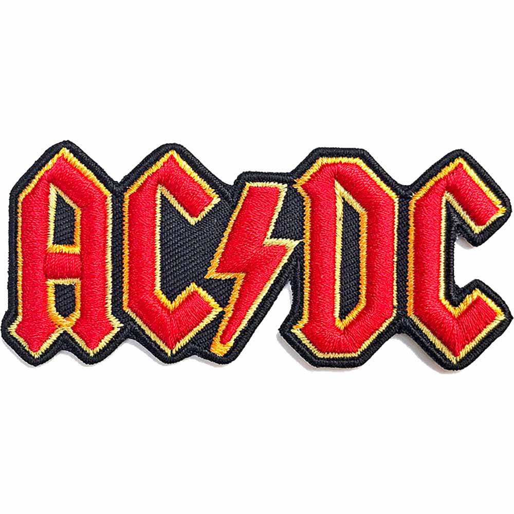 AC/DC エーシーディーシー Cut-Out 3D Logo ワッペン 公式 オフィシャル