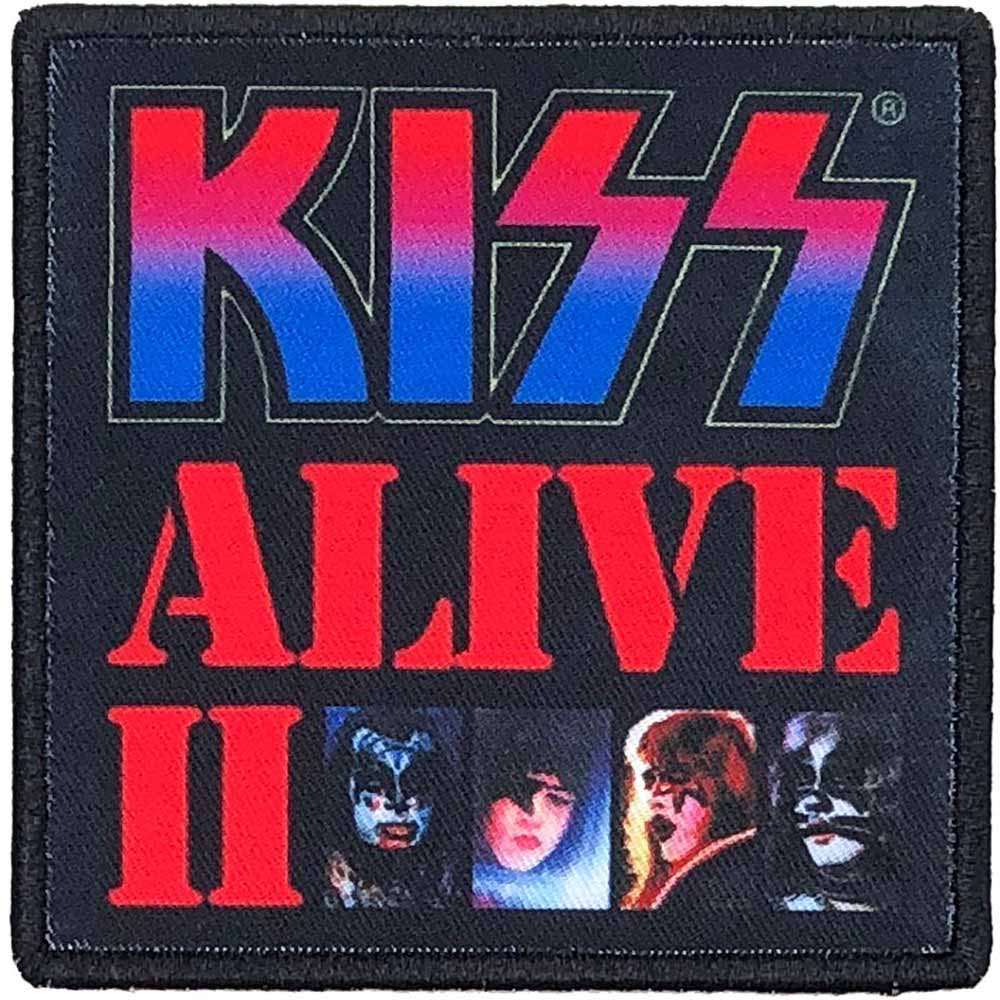 KISS キッス (デビュー 50周年 ) - Alive II / Album Cover / ワッペン 【公式 / オフィシャル】