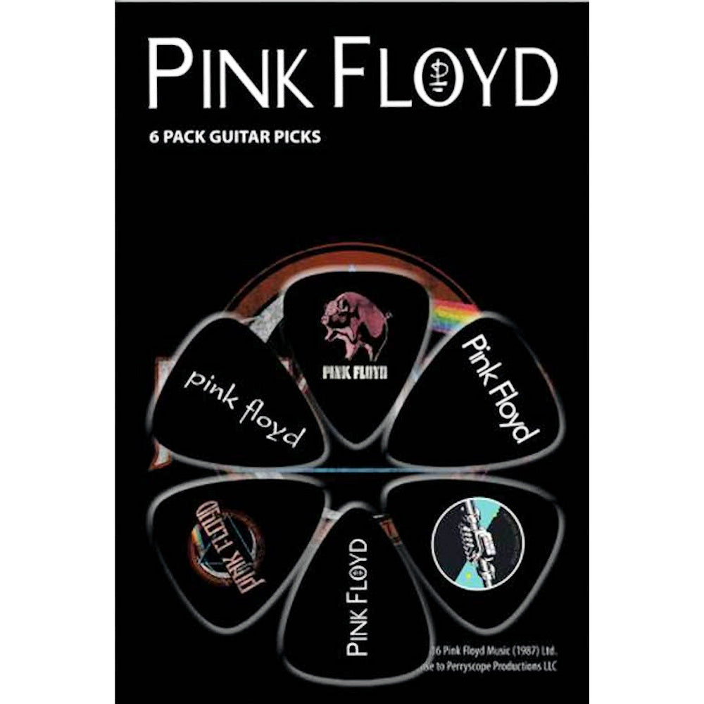 PINK FLOYD - (結成 60周年 ) - Guitar Picks 6枚セット