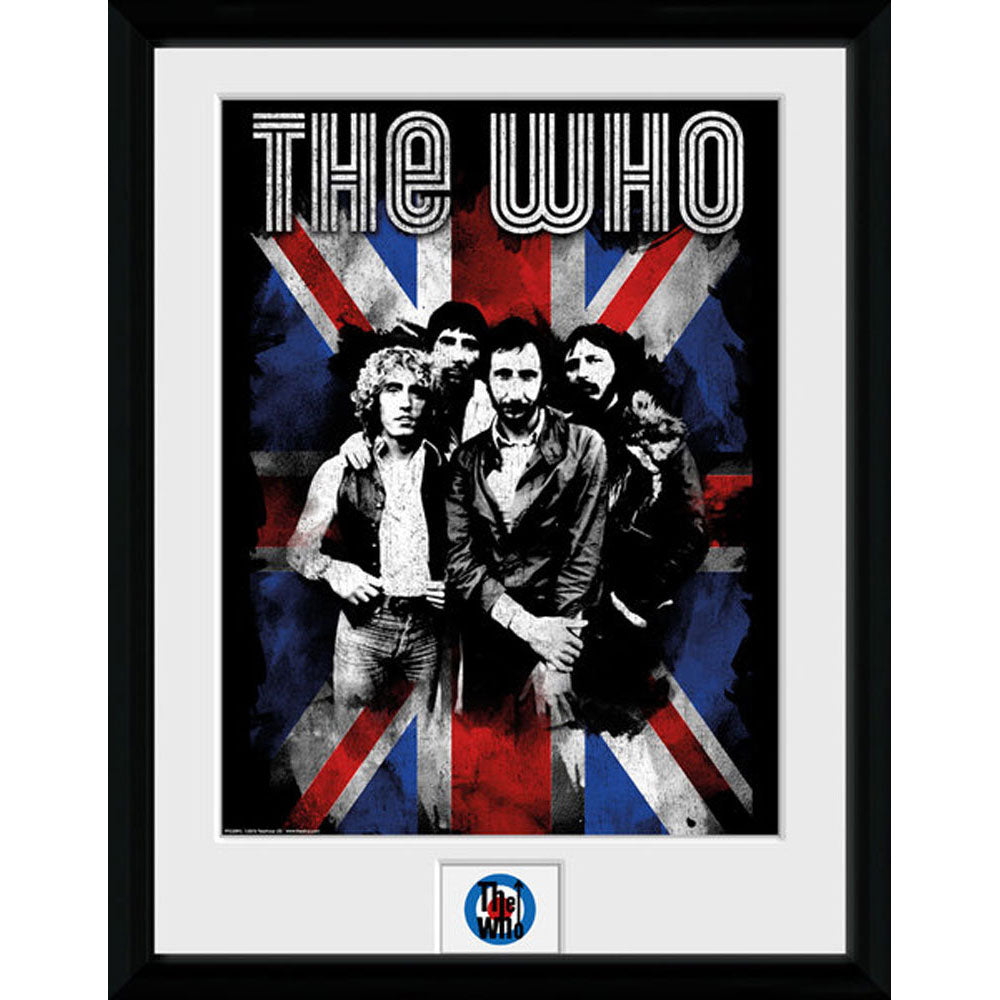 THE WHO ザ・フー (結成 60周年 ) - UNION JACK / インテリア額 【公式 / オフィシャル】