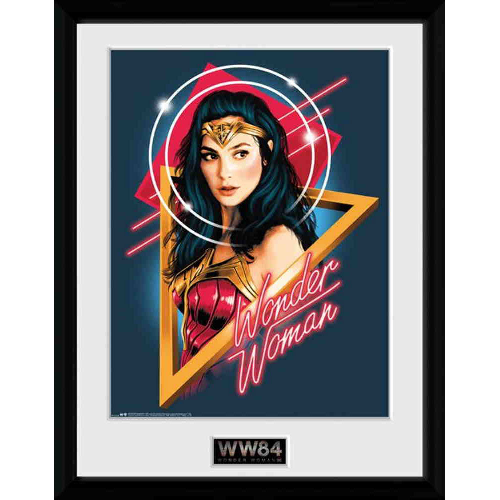 WONDER WOMAN ワンダーウーマン - 84 Retro / インテリア額 【公式 / オフィシャル】