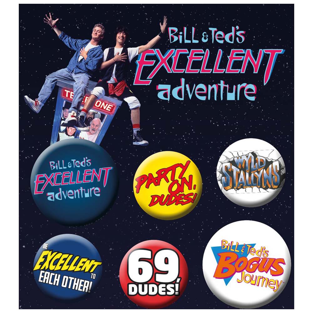 BILL & TED ビルとテッド Mix バッジ  公式 オフィシャル