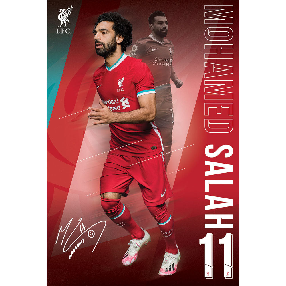 LIVERPOOL FC リヴァプールFC - Salah 20/2021 Season / ポスター 【公式 / オフィシャル】