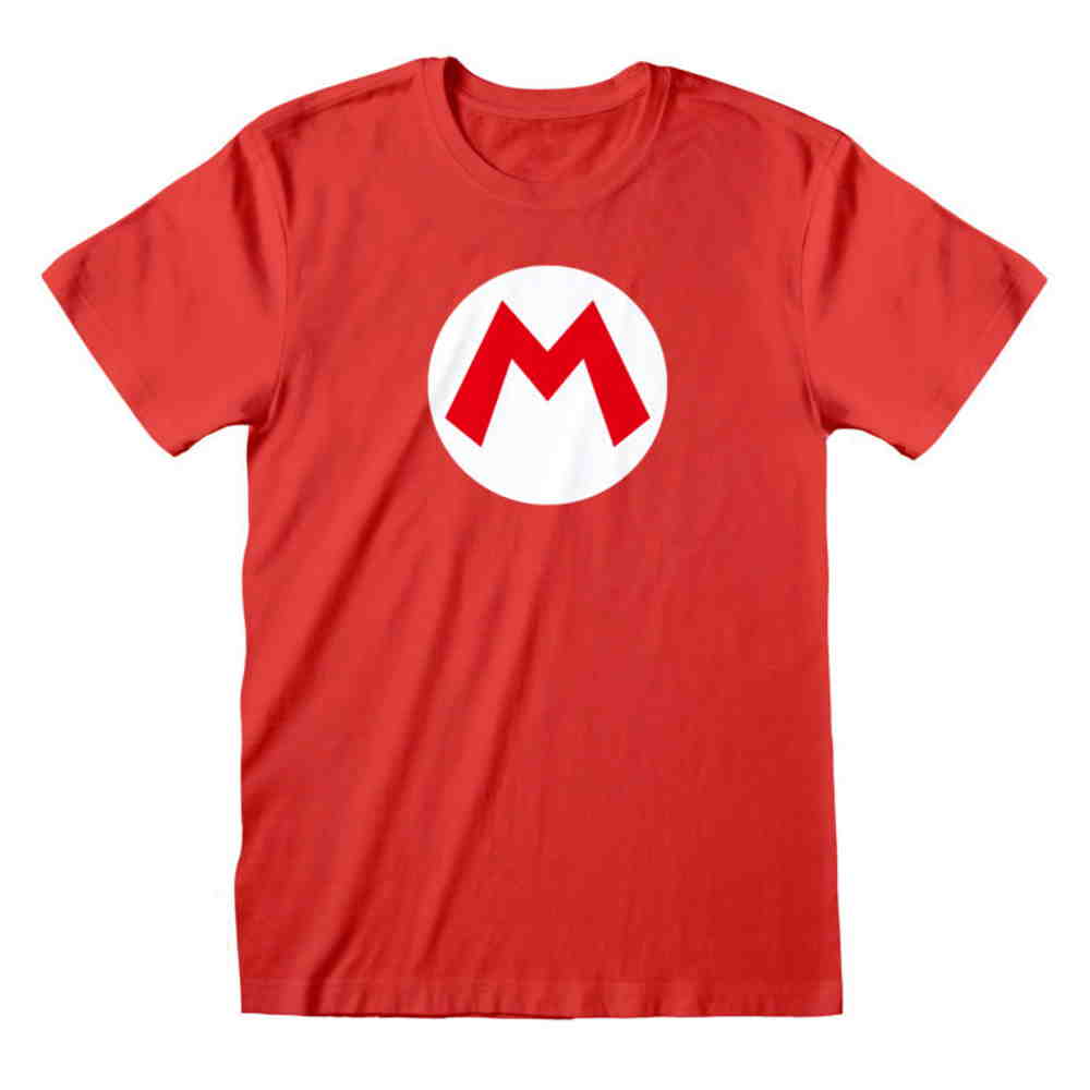 
                  
                    SUPER MARIO スーパーマリオ - Mario Badge　 / Tシャツ / メンズ
                  
                