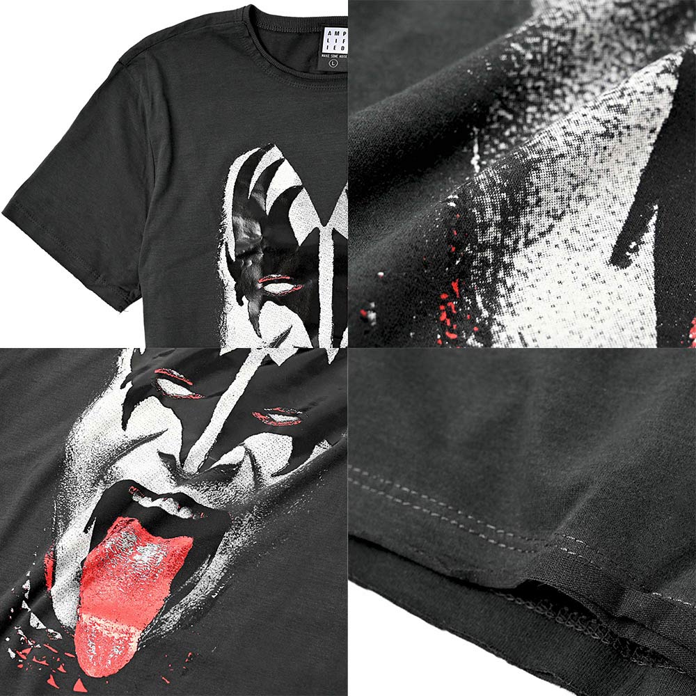 
                  
                    KISS キッス (デビュー 50周年 ) - 【世界限定500着 Foil Print特別仕様】Gene Simmons / Amplified（ ブランド ） / Tシャツ / メンズ 【公式 / オフィシャル】
                  
                