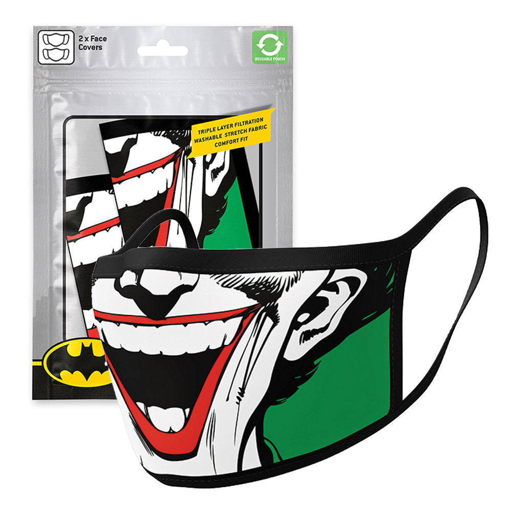 
                  
                    DC COMICS DCコミックス (ジョーカー 新作公開 ) - Joker Face 2枚セット / ファッション・マスク 【公式 / オフィシャル】
                  
                