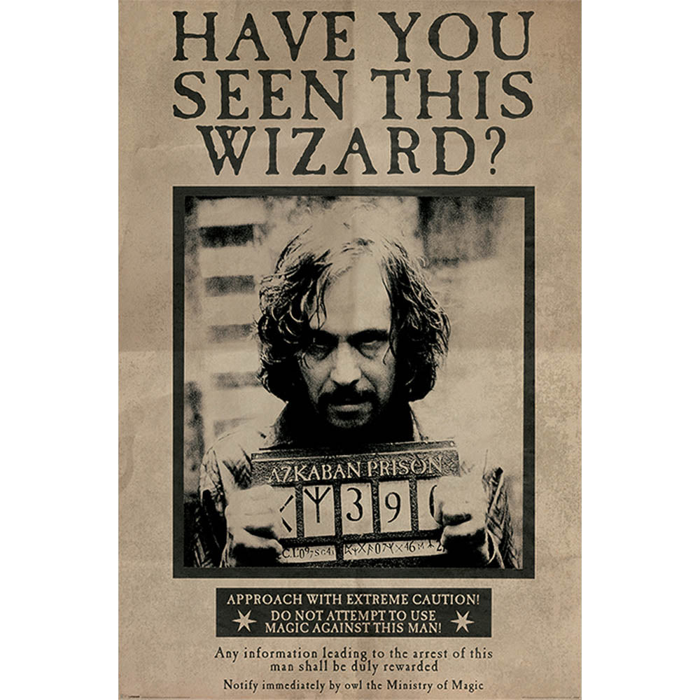 HARRY POTTER - Wanted Sirius Black