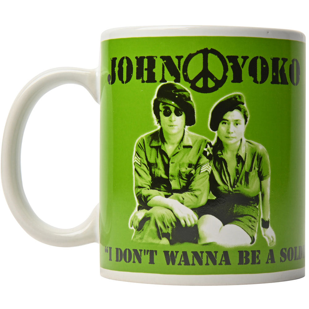 JOHN LENNON ジョンレノン - I DON'T WANNA BE A SOLDIER / マグカップ 【公式 / オフィシャル】