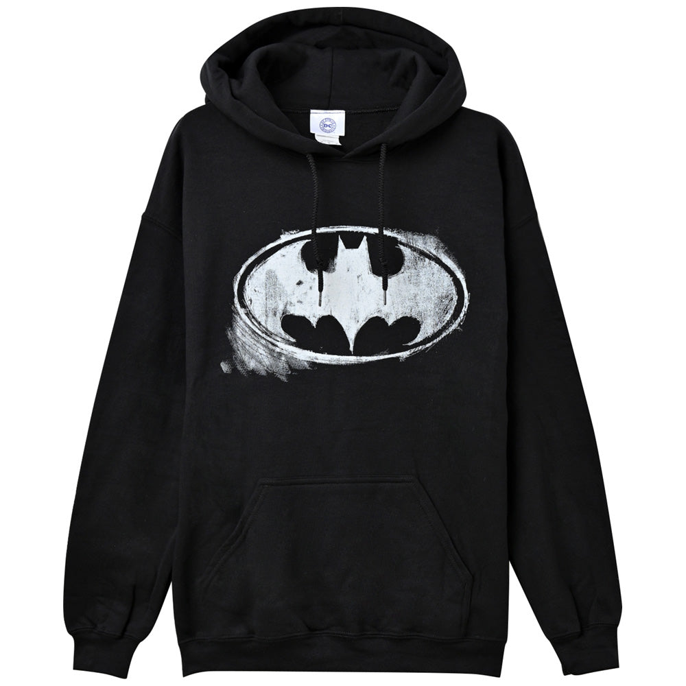 BATMAN バットマン MONO DISTRESSED LOGO パーカー・スウェット メンズ 公式 オフィシャル