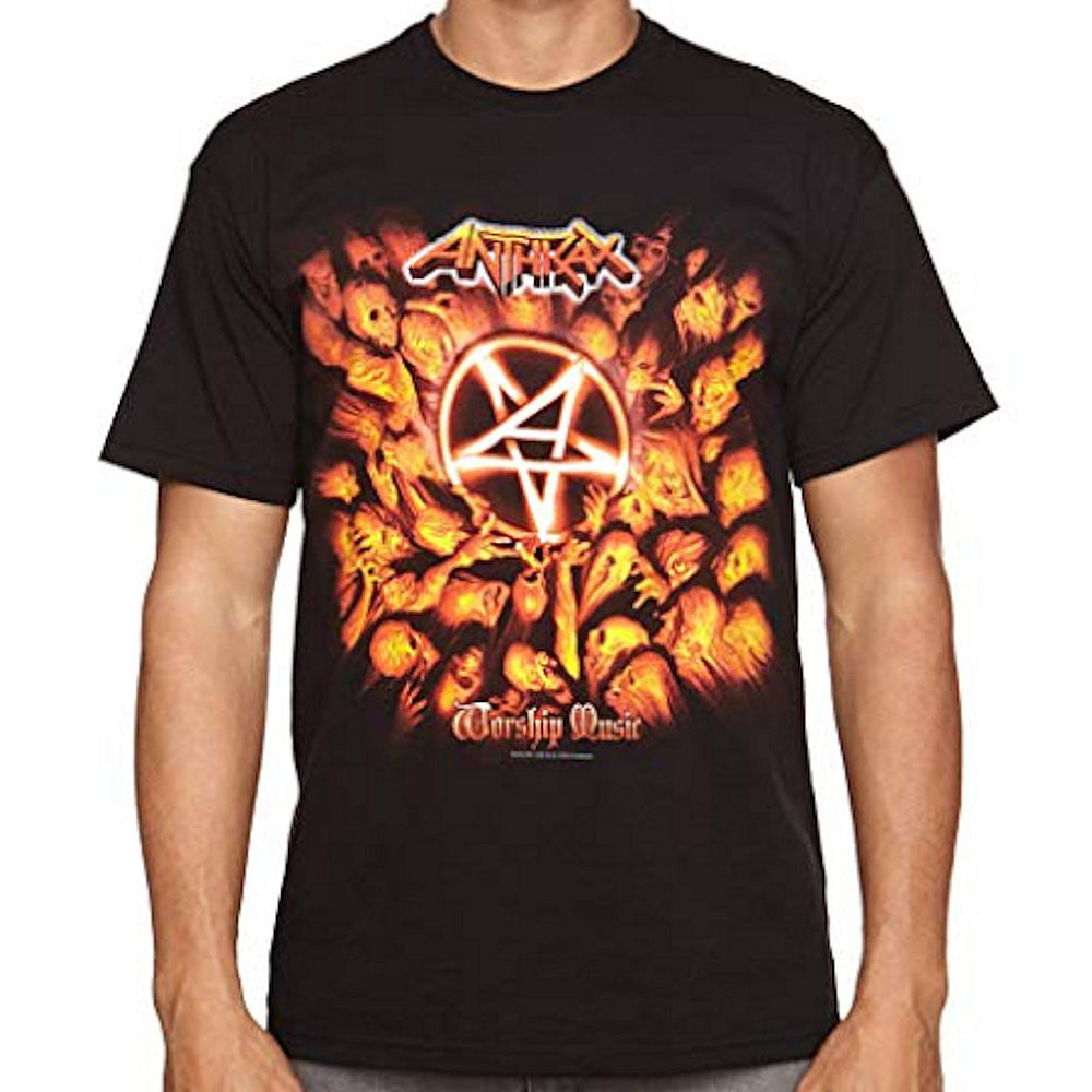 ANTHRAX アンスラックス WORSHIP MUSIC Tシャツ メンズ 公式 オフィシャル