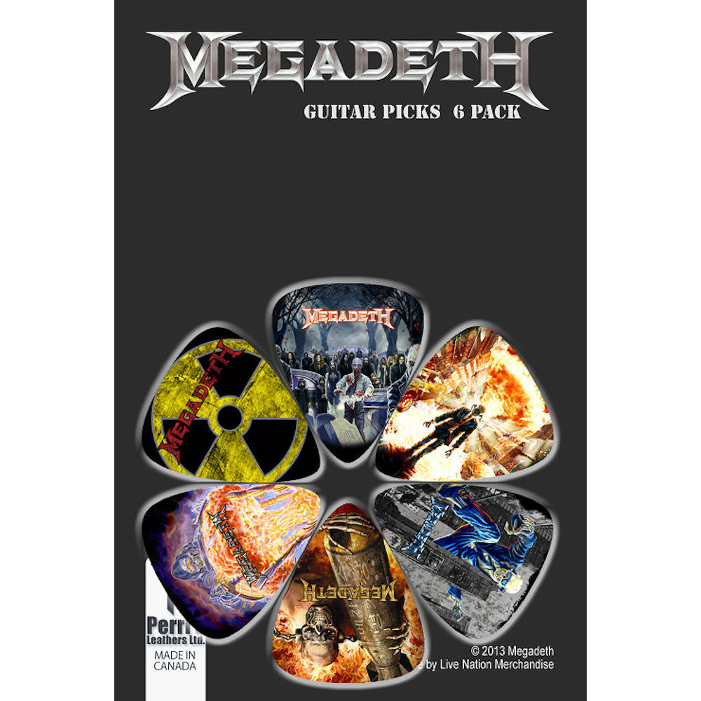 MEGADETH - Guitar Pics 6枚セット