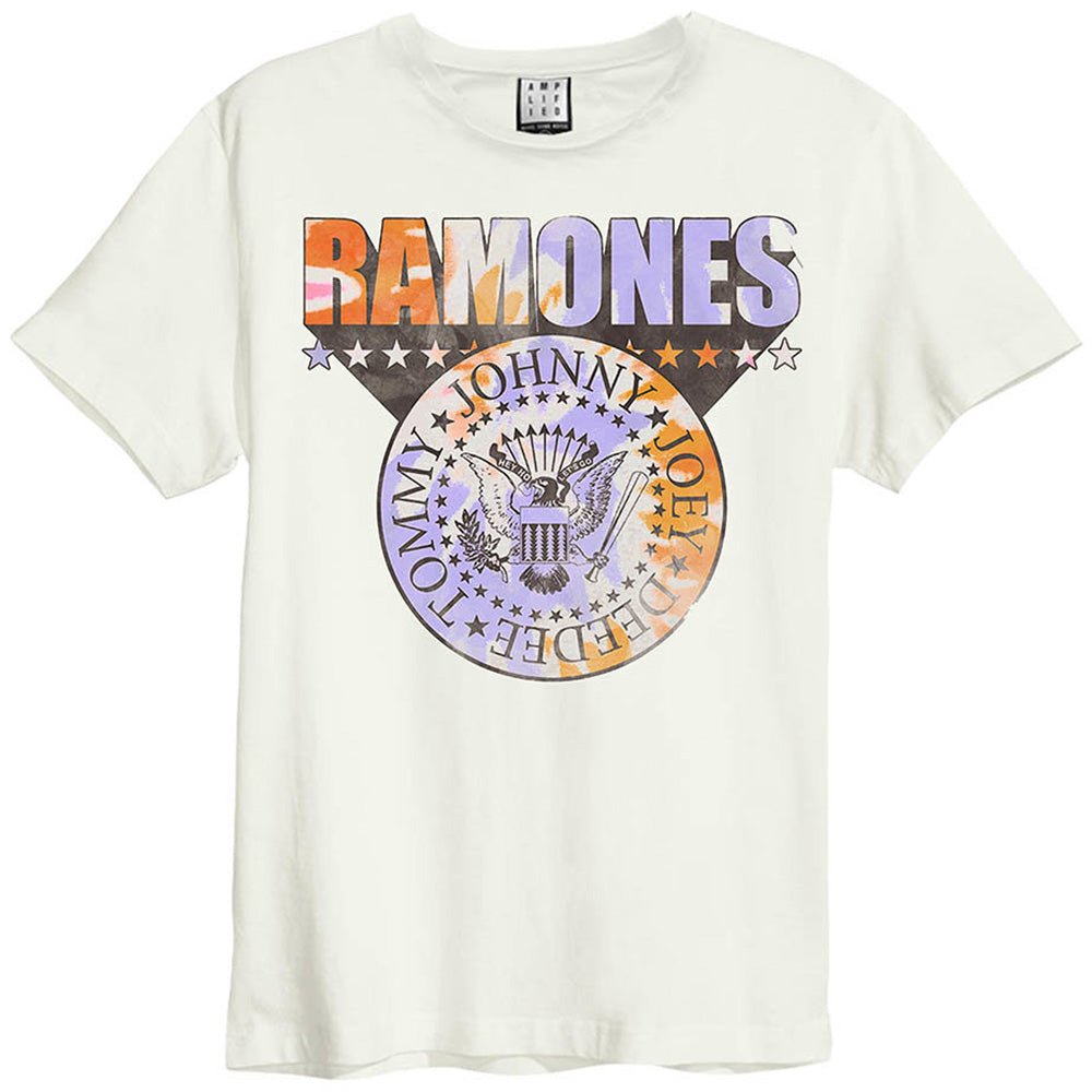 RAMONES - (結成 50周年 ) - TIE DYE SHIELD / Amplified（ ブランド ）