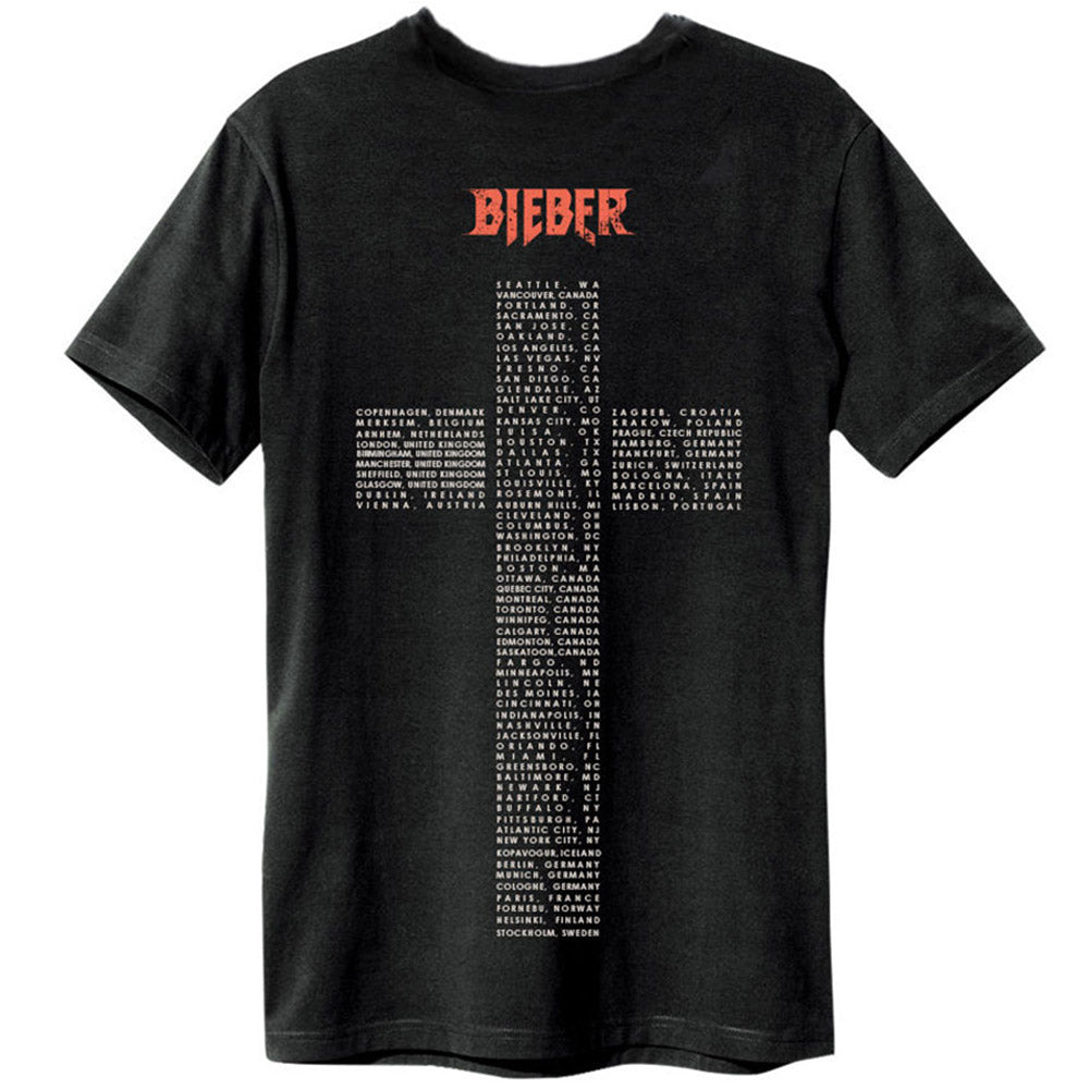 
                  
                    JUSTIN BIEBER ジャスティンビーバー (デビュー 15周年 ) - WORLD TOUR 2017 / Amplified（ ブランド ） / レア / バックプリントあり / Tシャツ / メンズ 【公式 / オフィシャル】
                  
                