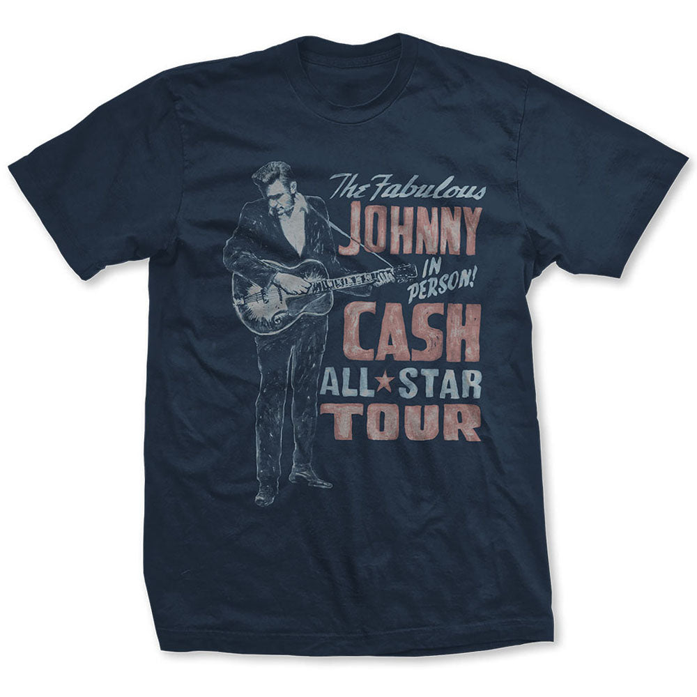 JOHNNY CASH ジョニーキャッシュ - All Star Tour / バックプリントあり / Tシャツ / メンズ 【公式 / オフィシャル】