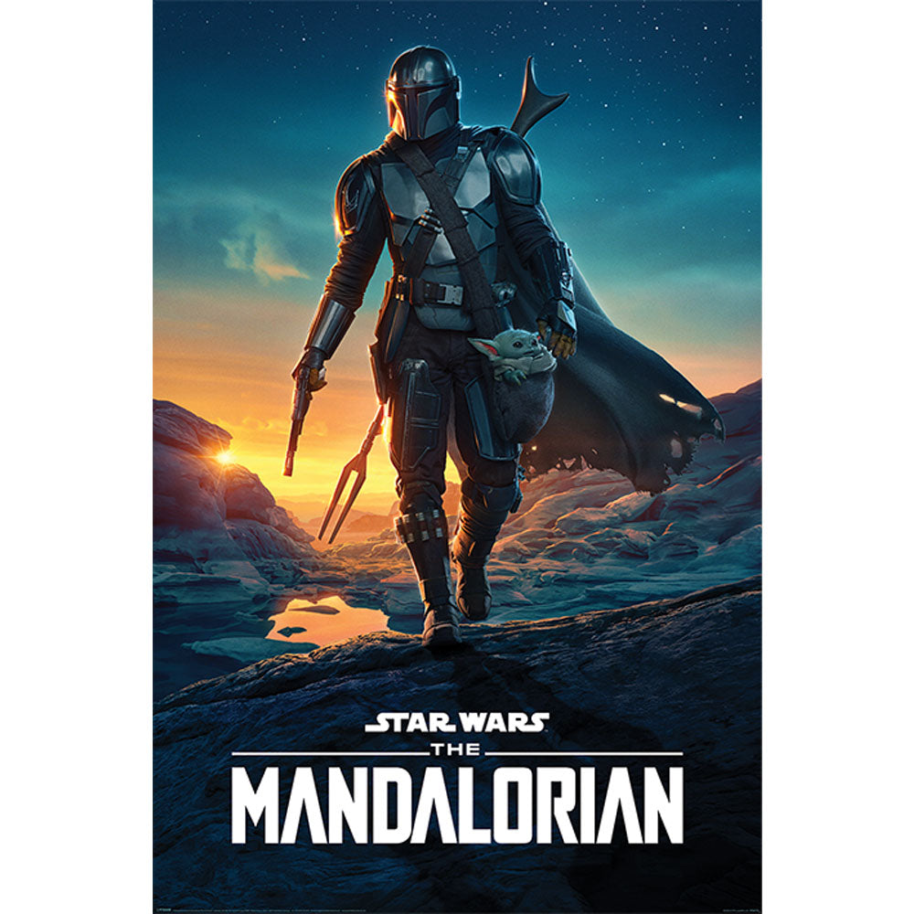 THE MANDALORIAN スターウォーズ (「エピソード1」 25周年 ) - Nightfall / ポスター 【公式 / オフィシャル】