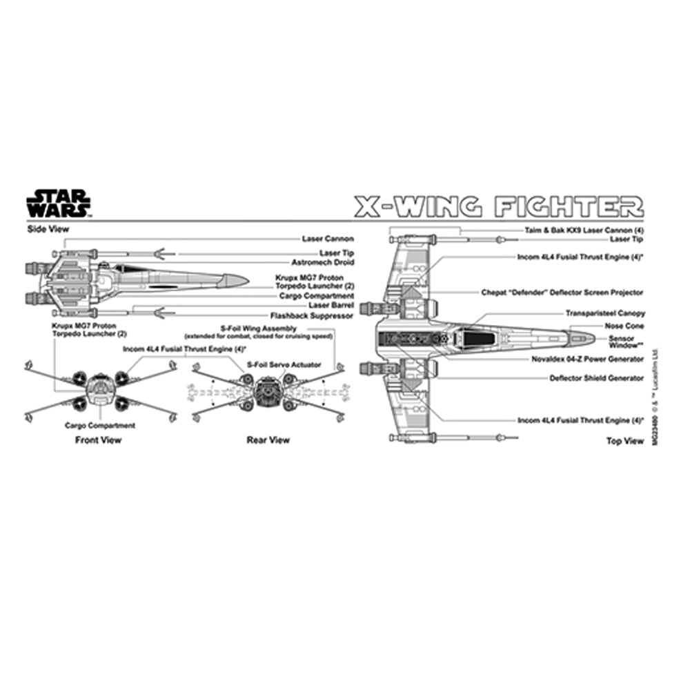 
                  
                    STAR WARS スターウォーズ (「エピソード1」 25周年 ) - X-Wing Fighter Sketch / マグカップ 【公式 / オフィシャル】
                  
                