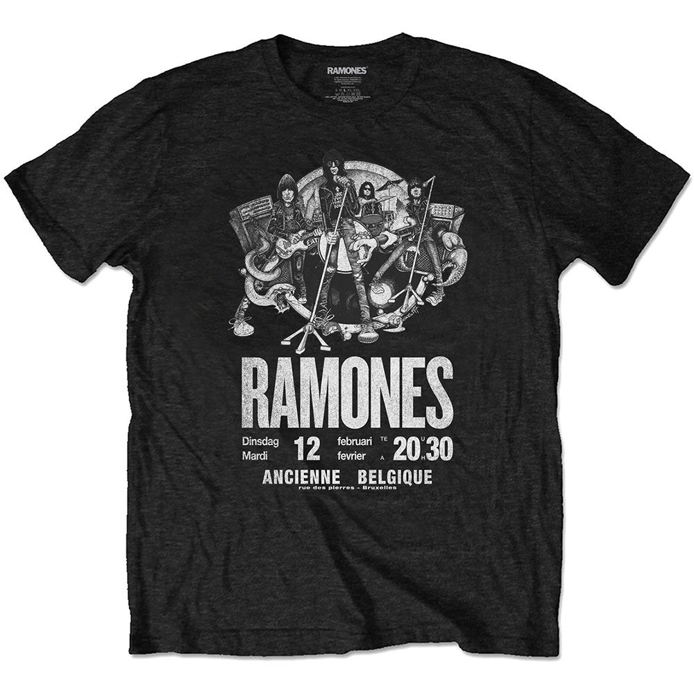 RAMONES ラモーンズ (結成 50周年 ) - Belgique / ECO-TEE / Tシャツ / メンズ 【公式 / オフィシャル】