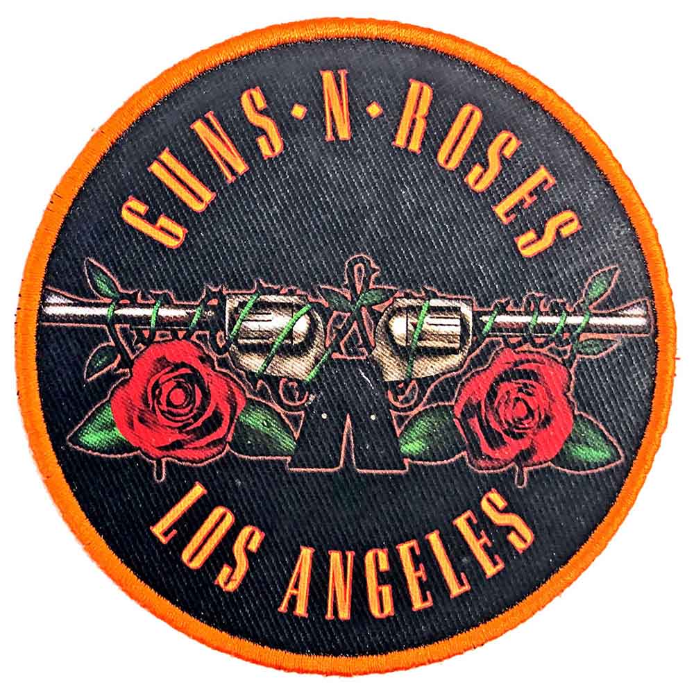 GUNS N ROSES ガンズアンドローゼズ - Los Angeles Orange / ワッペン 【公式 / オフィシャル】