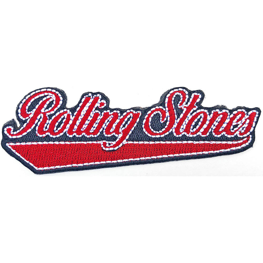 ROLLING STONES ローリングストーンズ (デビュー作 60周年 ) - Baseball Script / ワッペン 【公式 / オフィシャル】