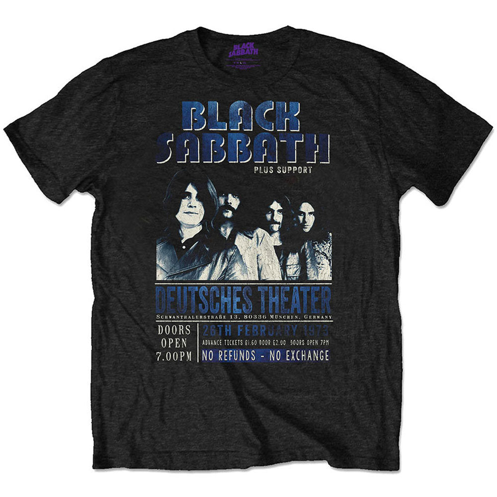 BLACK SABBATH ブラックサバス Deutsches '73 ECO-TEE Tシャツ メンズ  公式 オフィシャル