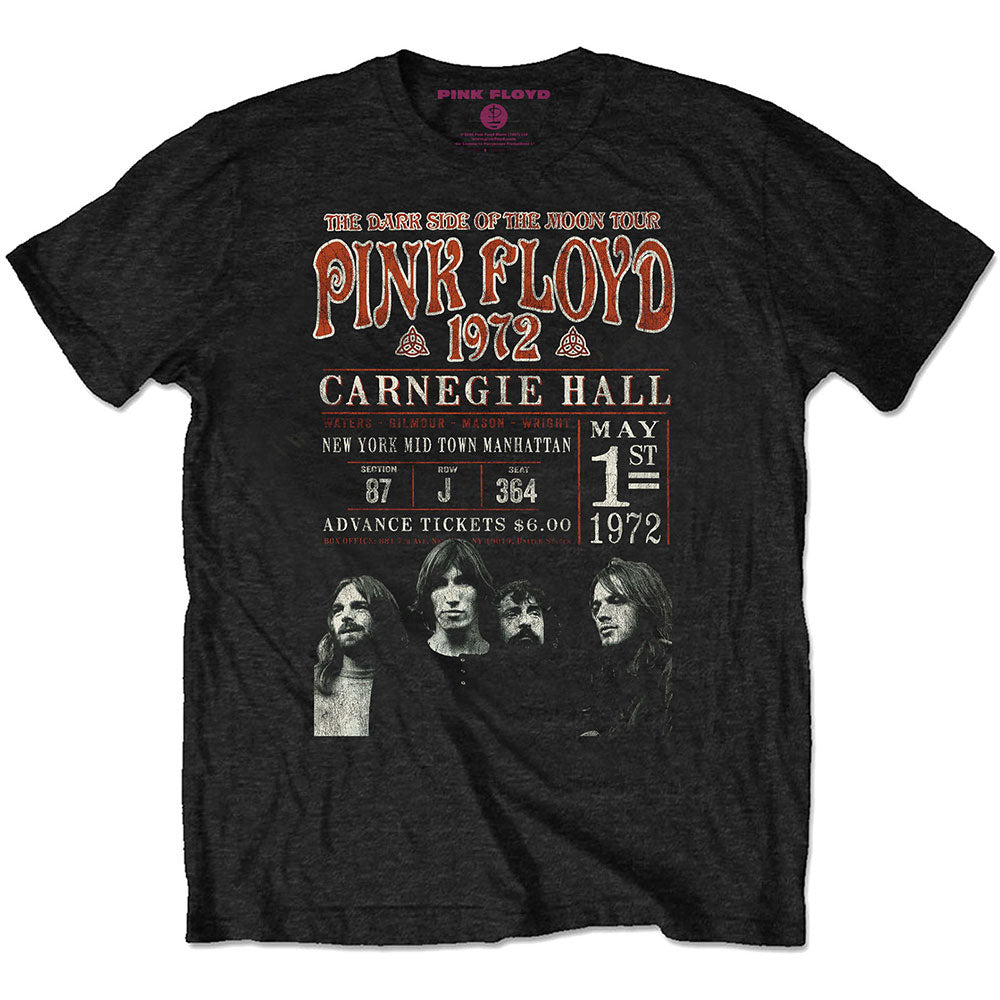 PINK FLOYD ピンクフロイド (「対」 30周年 ) - Carnegie '72 / ECO-TEE / Tシャツ / メンズ 【公式 / オフィシャル】